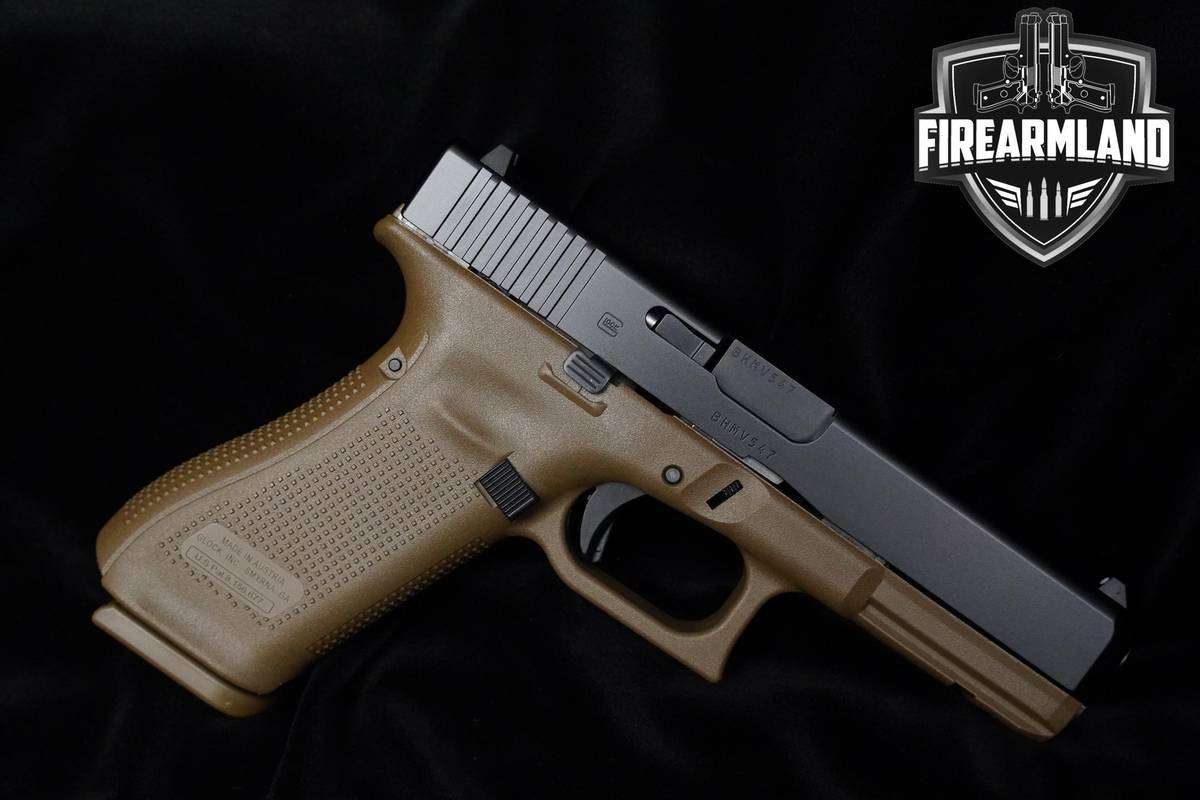 Glock 17 Gen5 DE 9mm 4.49" FDE Glock-17 G17 G-17 Gen-5 +3 MAGS & ORIG CASE
