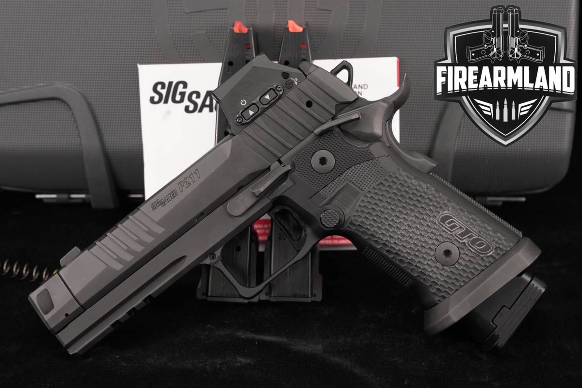 Sig Sauer P211 GTO RXSL 9mm P-211 COMP +3 MAGS, ORIG CASE, ROMEO OPTICS