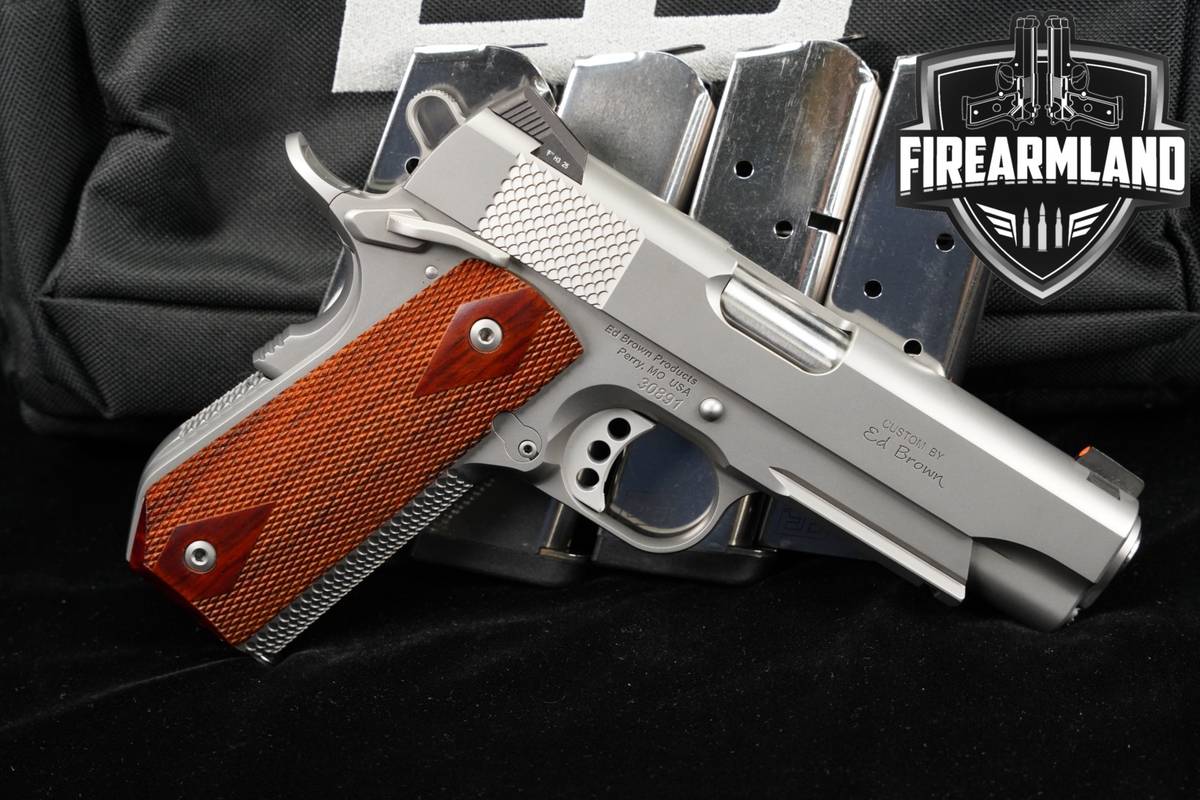 DESIRED Ed Brown Kobra Carry 45 ACP 1911 4.25" Matte Stainless +5 MAGS