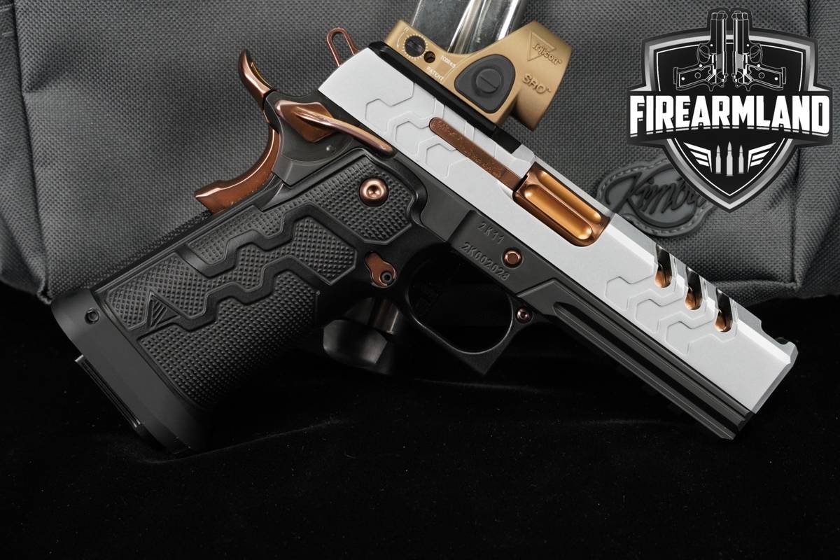 Kimber 2K11 Pro Comp 9mm 4.25" 1911 2011 PORT +2 MAGS, TRIJICON OPTICS