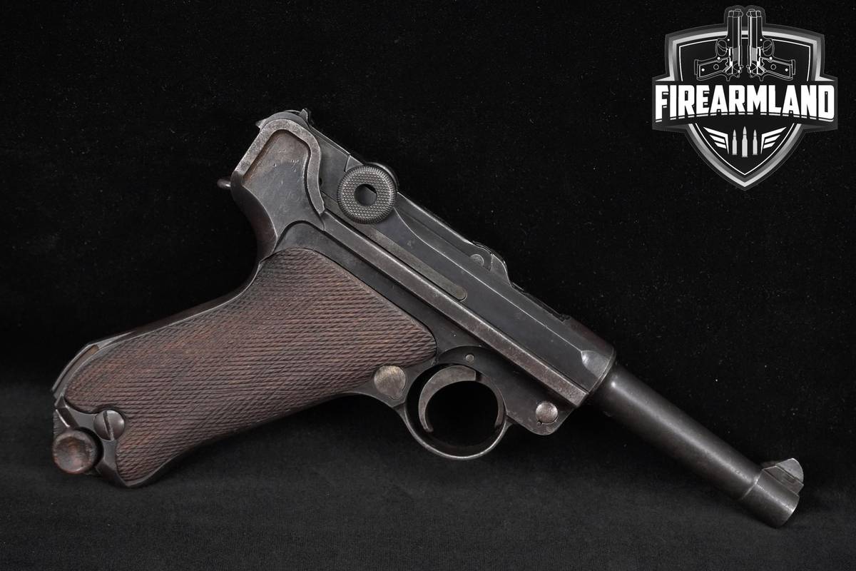 DWM P.08 Commercial, Export Marked 'GERMANY' 30 Luger 3.75" Blued P08 P 08