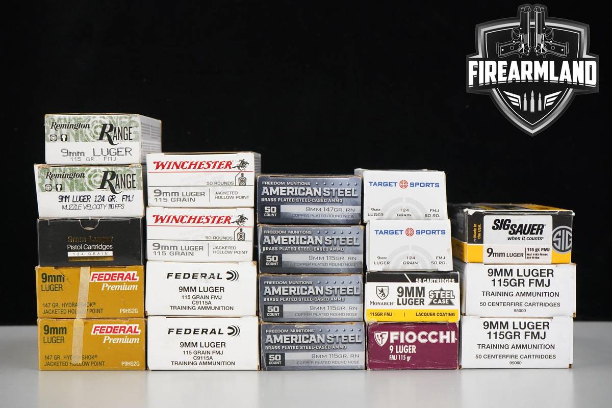 1000 RDS! 9mm Ammo 9-mm