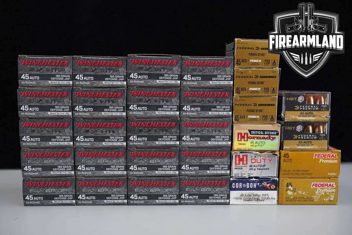 600 RDS! 45ACP Self Defense Ammo 45-ACP