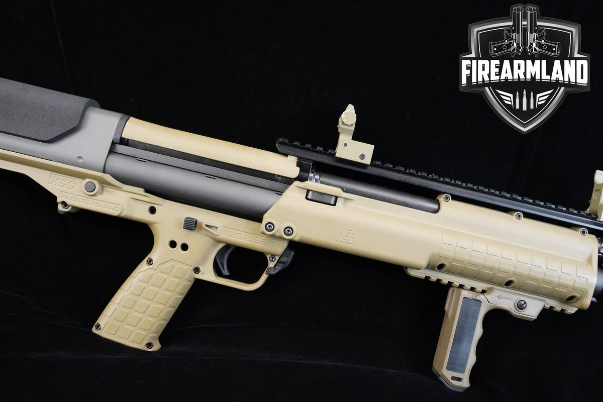 Kel-Tec KSG 12-Gauge 18.5" FDE Kel-Tec 3" KelTec BULLPUP KSG-KelTec