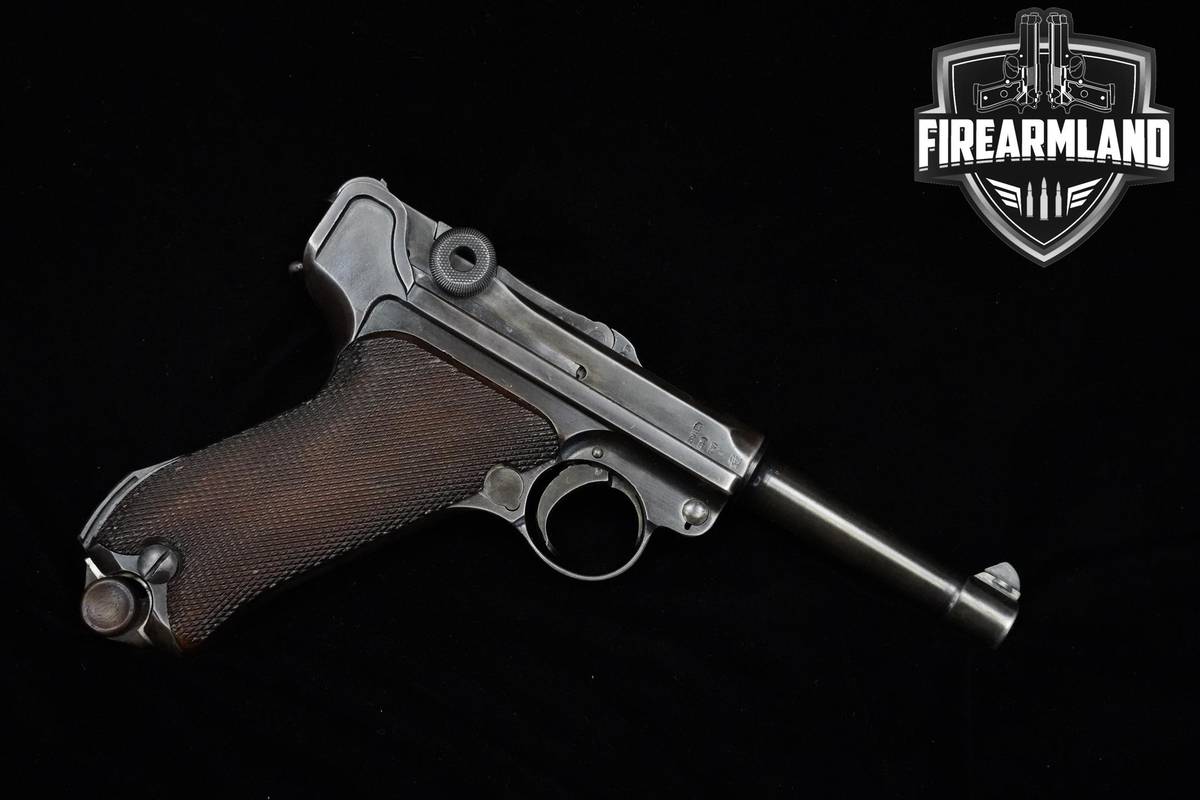 1916 Erfurt P08 Luger 9mm WW1 Blued Erfurt-P08 P.08 P-08 +2 MAGS & HOLSTER