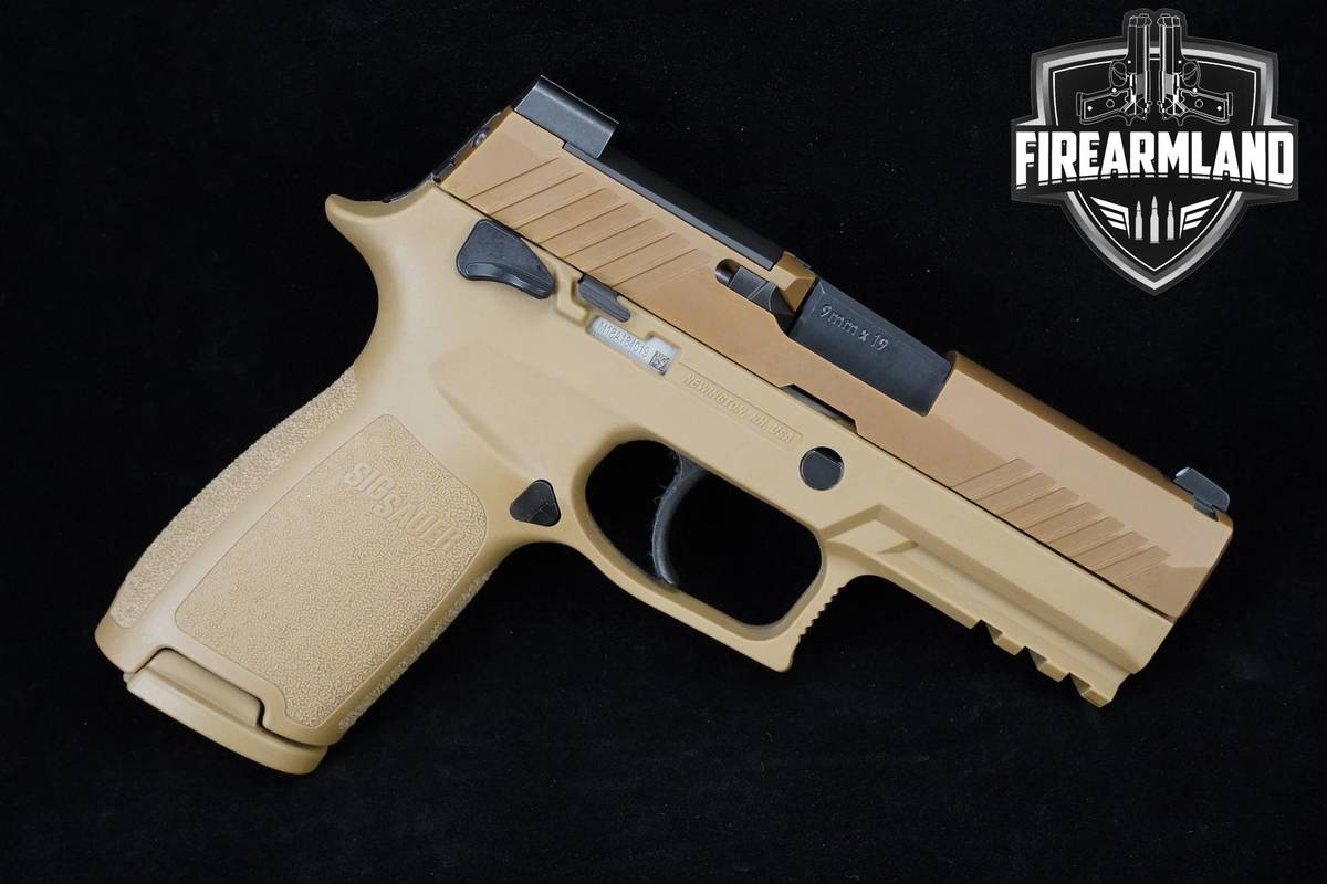 Sig Sauer P320 M18 9mm 3.9" Coyote PVD Sig-Sauer P320 P-320 M-18 +ORIG CASE