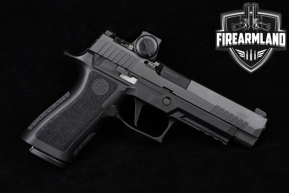 LIKE-NEW Sig Sauer P320 XSeries FULL 9mm 4.7" +3 MAGS, ORIG CASE & ROMEO-X