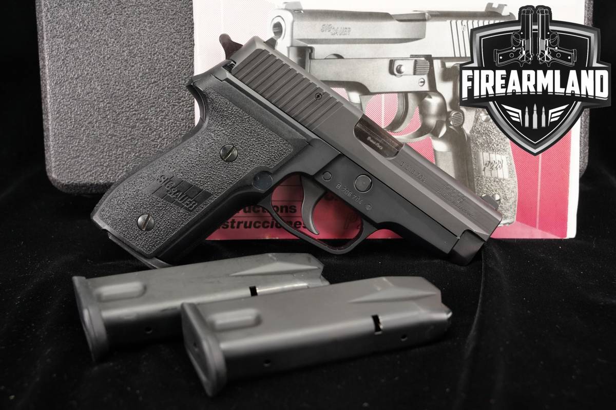 1993 Sig Sauer P228 9mm 3.9" P 228 +3 MAGS & ORIG CASE