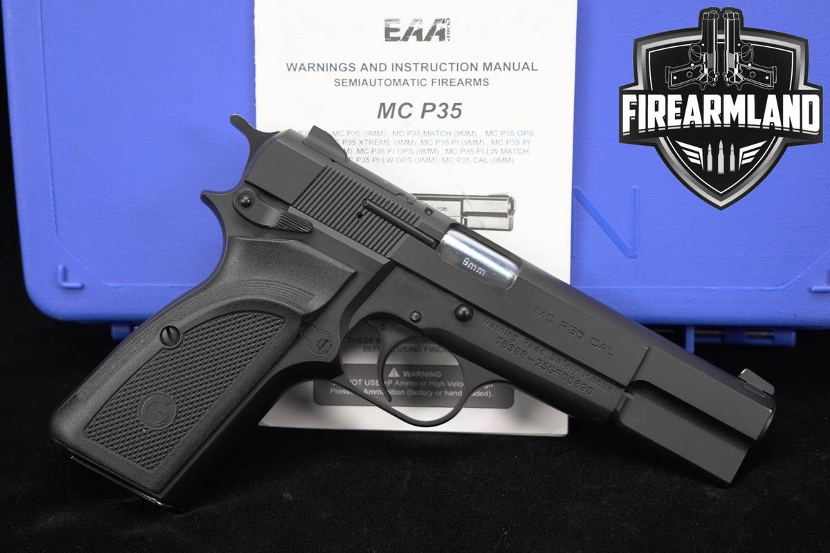 CALIFORNIA-COMPLIANT Girsan MC P35 P 35 CAL 9mm 4.87" BHP +ORIG CASE, SEAR