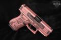 Glock G43X Slimline Non-MOS Glocks & Roses Edition 9mm Luger Pink Cerakote in Very Good Condition Image 2