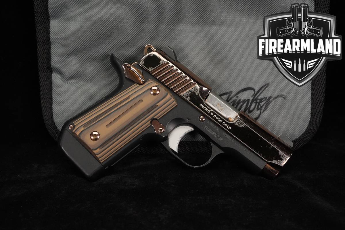 Kimber Micro 9 Rose Gold Special Edition 9mm 3.15" Micro9 +CASE