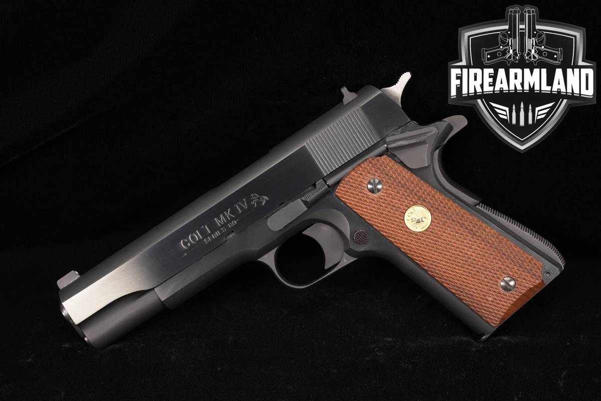 1990 Colt Government Model MK IV Series 80 45 ACP 1911 5" Blued Mark 4
