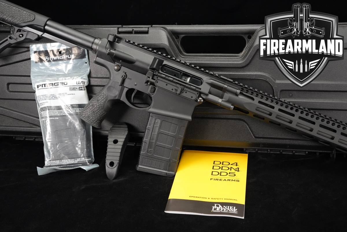Daniel Defense DD5 V3 308 Winchester AR-10 AR10 16" +2 MAGS & ORIG CASE
