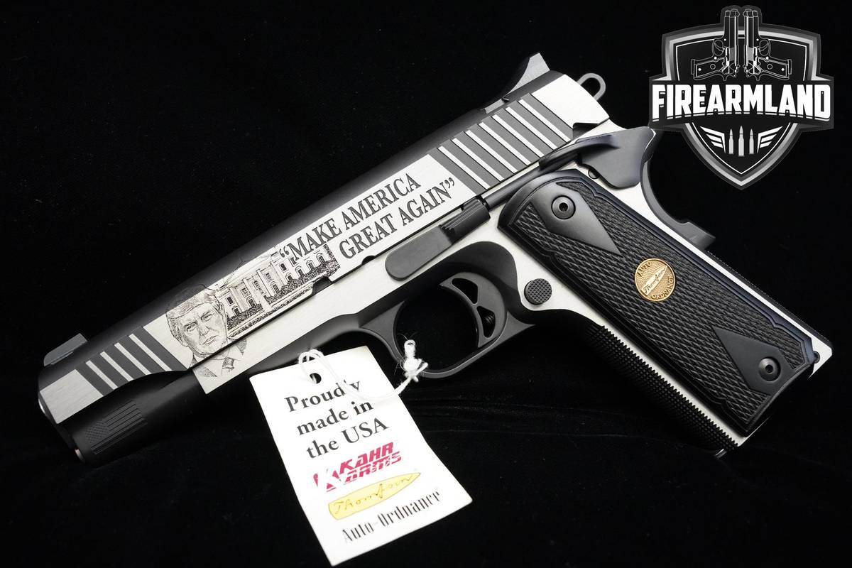 Auto-Ordnance 1911 TRUMP Limited Edition 45 ACP 5" ENGRAVED 1911