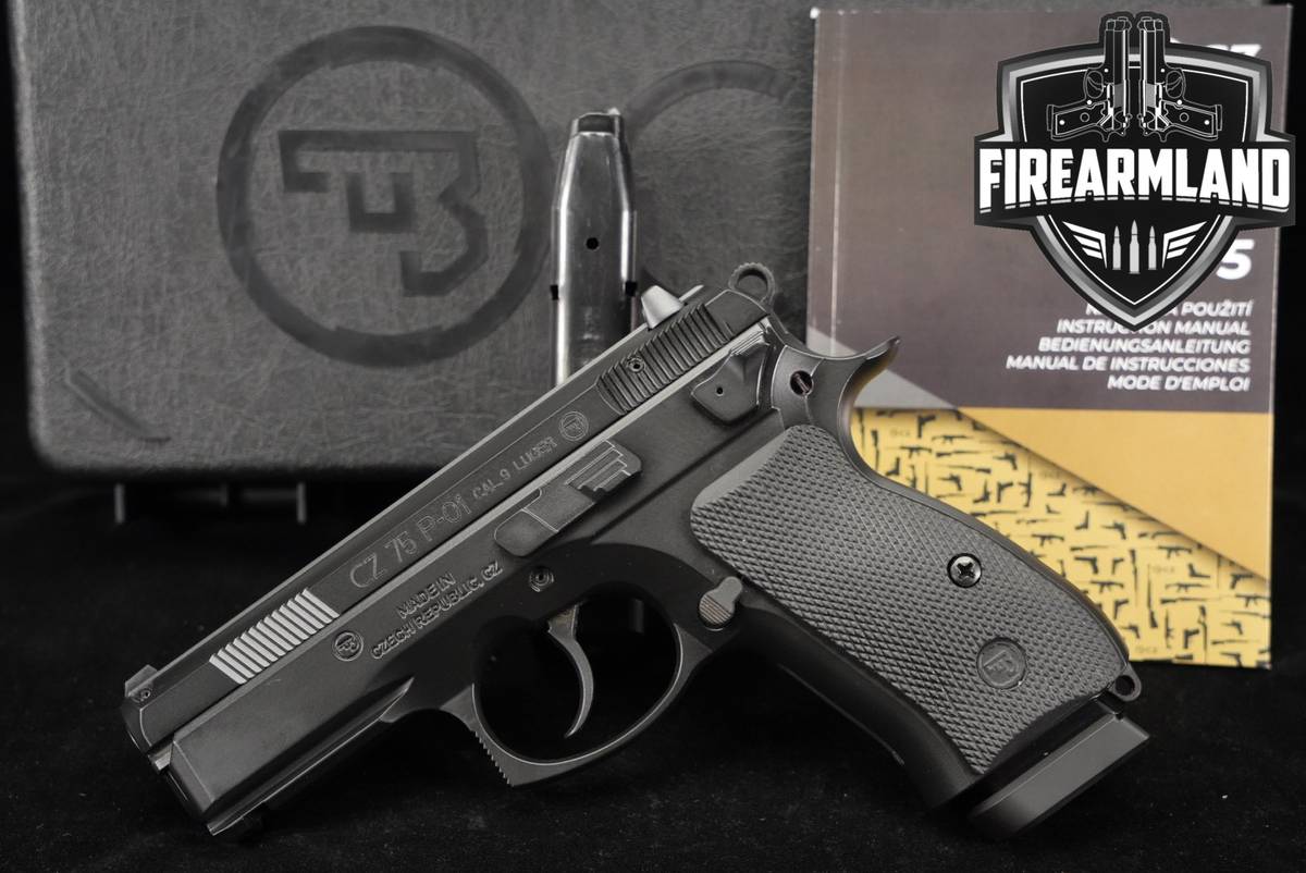 CZ 75 P-01 9mm 3.75" CZ75 P01 +2 MAGS & ORIG CASE