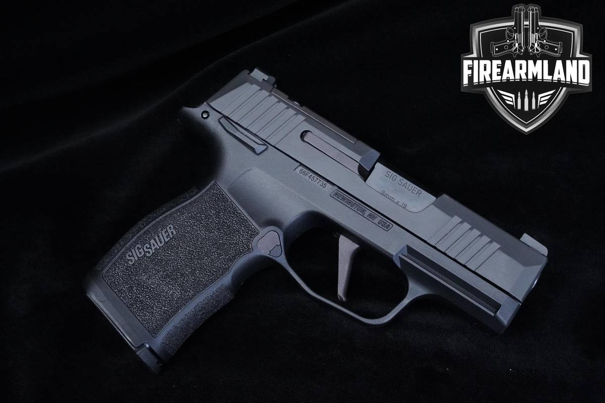 Sig Sauer P365 X MS 9mm 3.1" Nitron Sig-Sauer P365 P-365 2 MAGS & ORIG CASE
