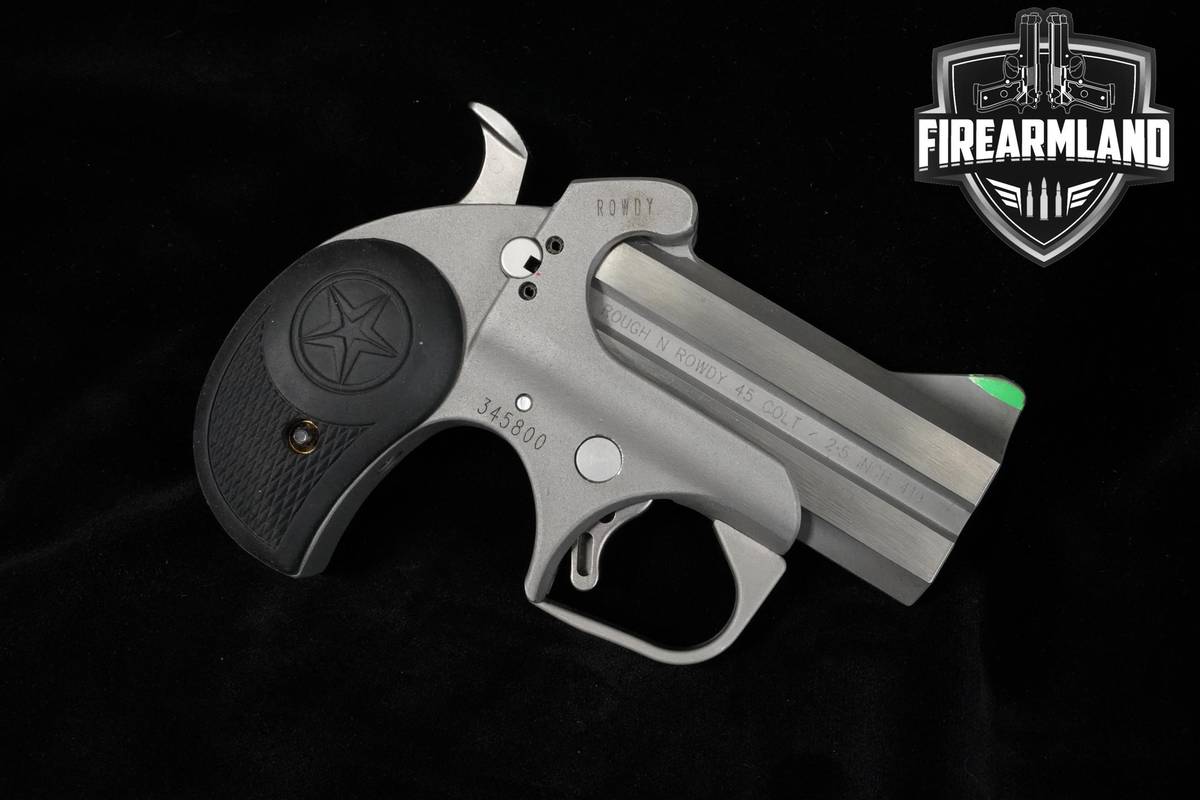 Bond Arms Rowdy 45 LC/410 3" Stainless Steel Bond-Arms Derringer +ORIG BOX