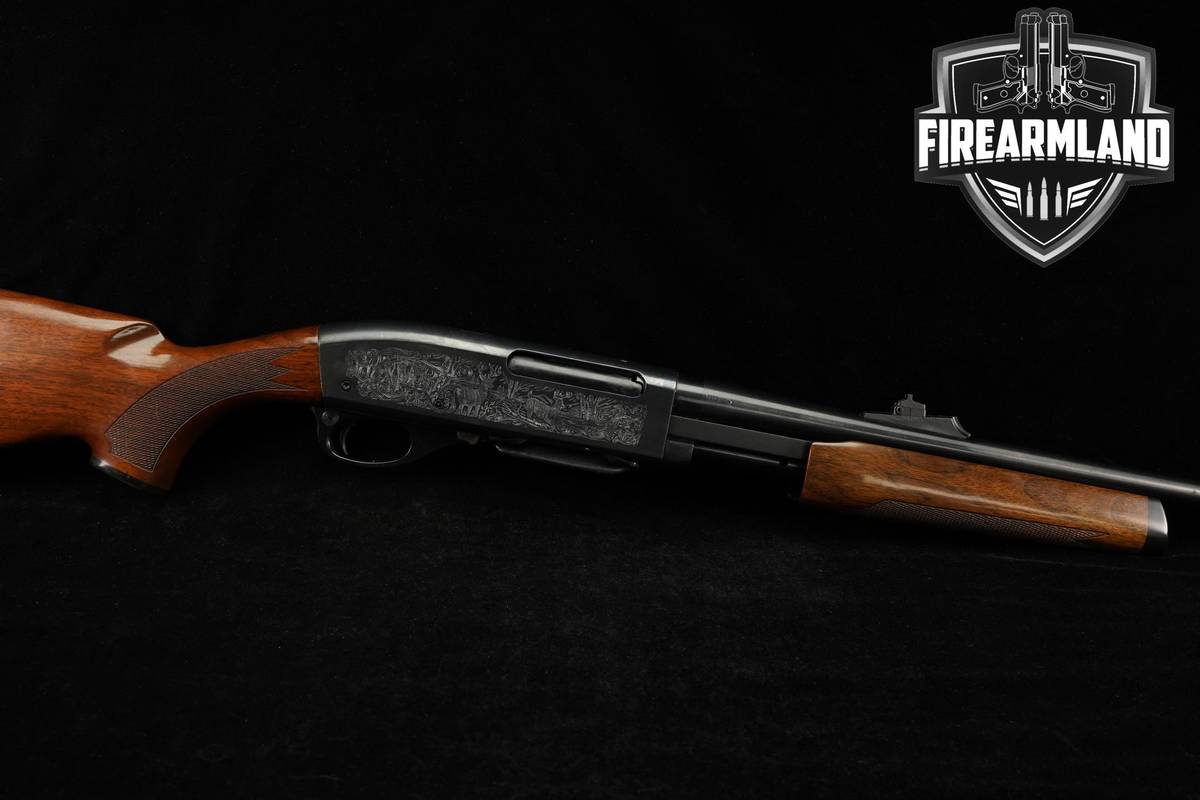 ENGRAVED Remington Model 7600 Enhanced Game Scene 30-06 Walnut Monte Carlo