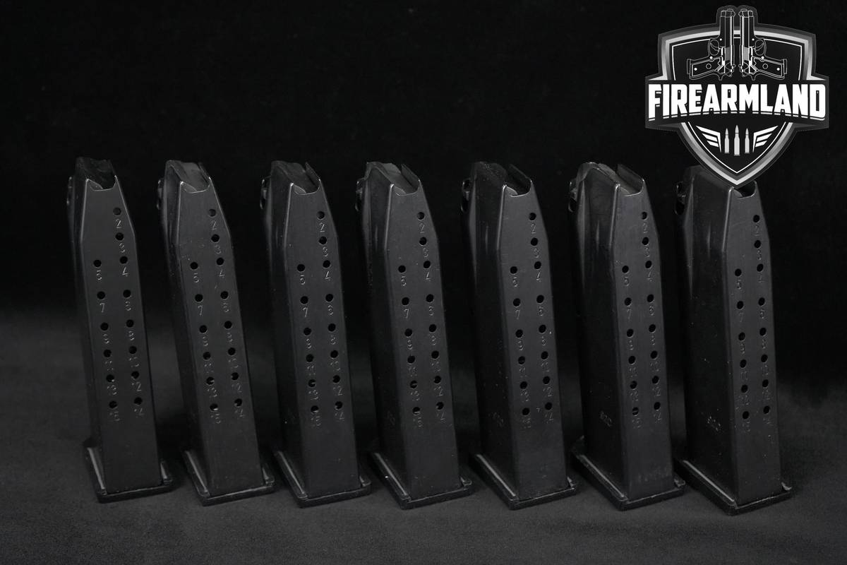SEVEN (7) Beretta MEC-GAR 92C 9-mm 9mm Magazines Doublestack 7rd MECGAR