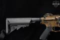 Knight's Armament (KAC) SR-15 E3 Improved Weapon System MOD 2 5.56mm NATO Bronze/FDE in Excellent Condition Image 4