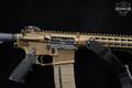 Knight's Armament (KAC) SR-15 E3 Improved Weapon System MOD 2 5.56mm NATO Bronze/FDE in Excellent Condition Image 5