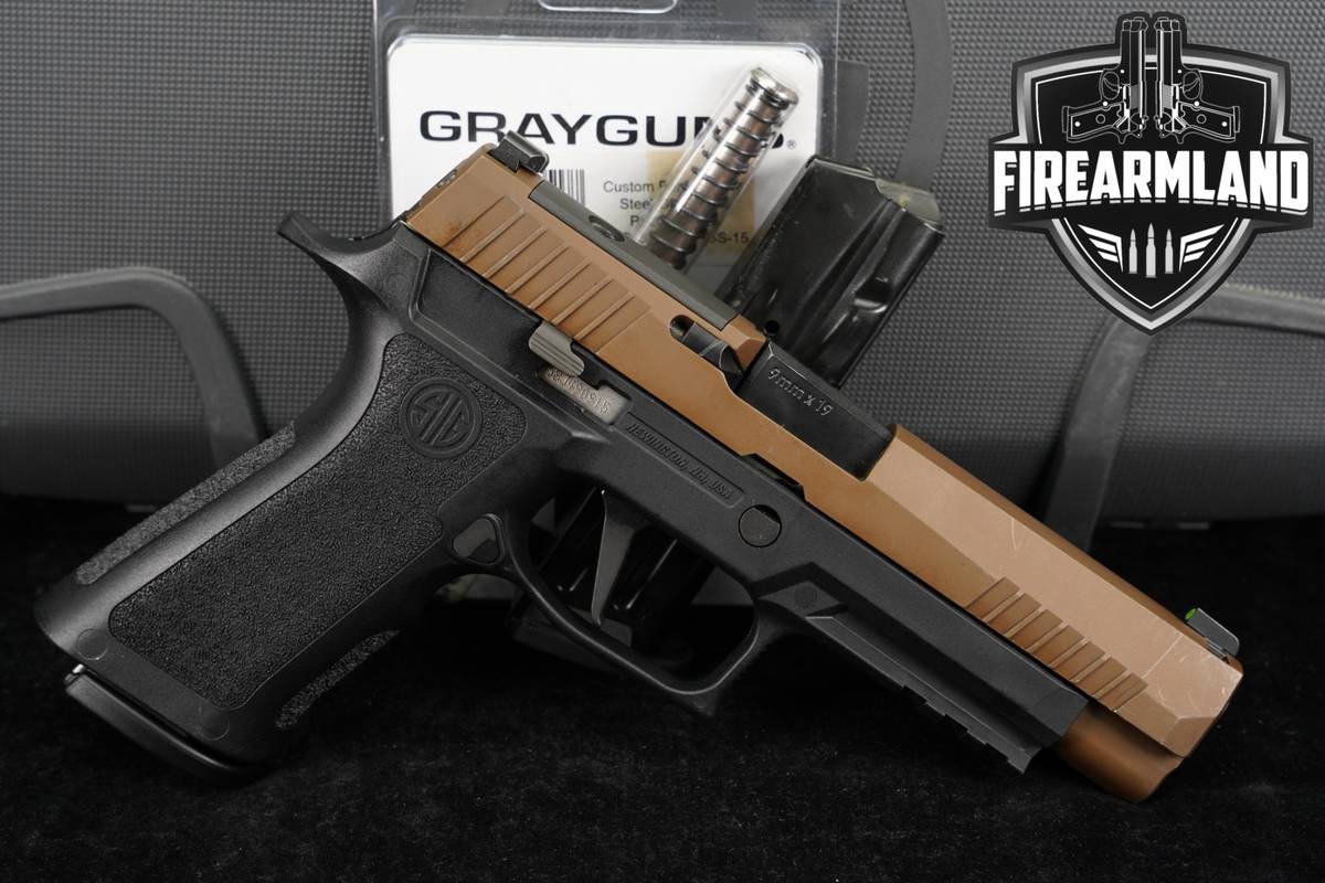 Sig Sauer P320 Full-Size 9mm Optics-Ready 4.7" P 320 +2 MAGS & ORIG CASE