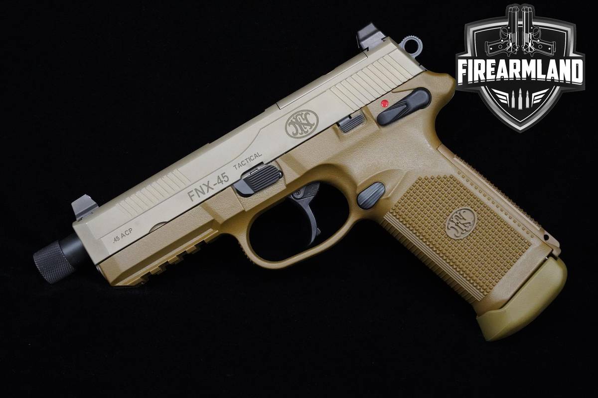 FN FNX-45 Tactical OR 45 ACP 5.25" FNX-45 FNX-45T FNX45 +2 MAGS & ORIG CASE