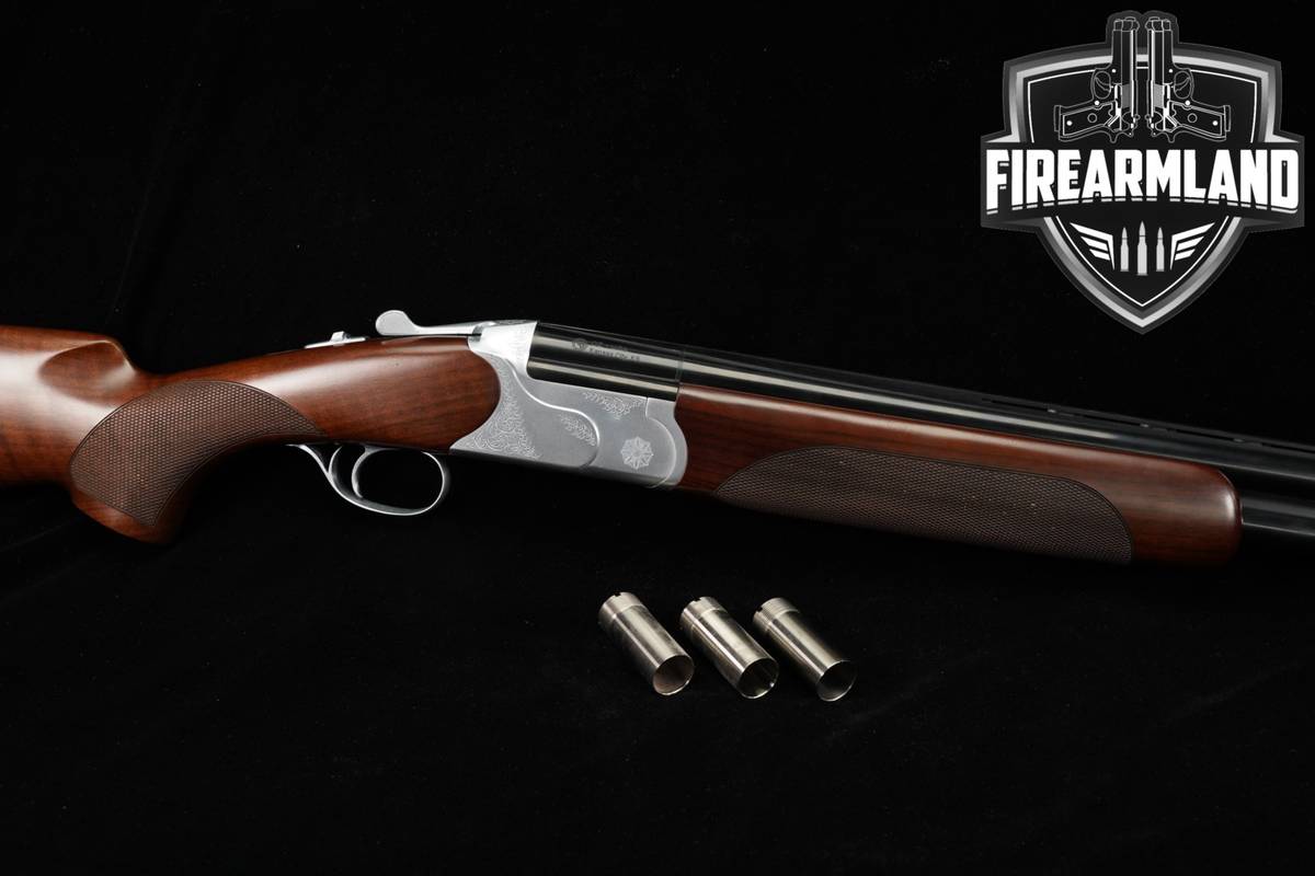 CZ Redhead Premier 12-Gauge 28" White Chrome & Walnut O/U