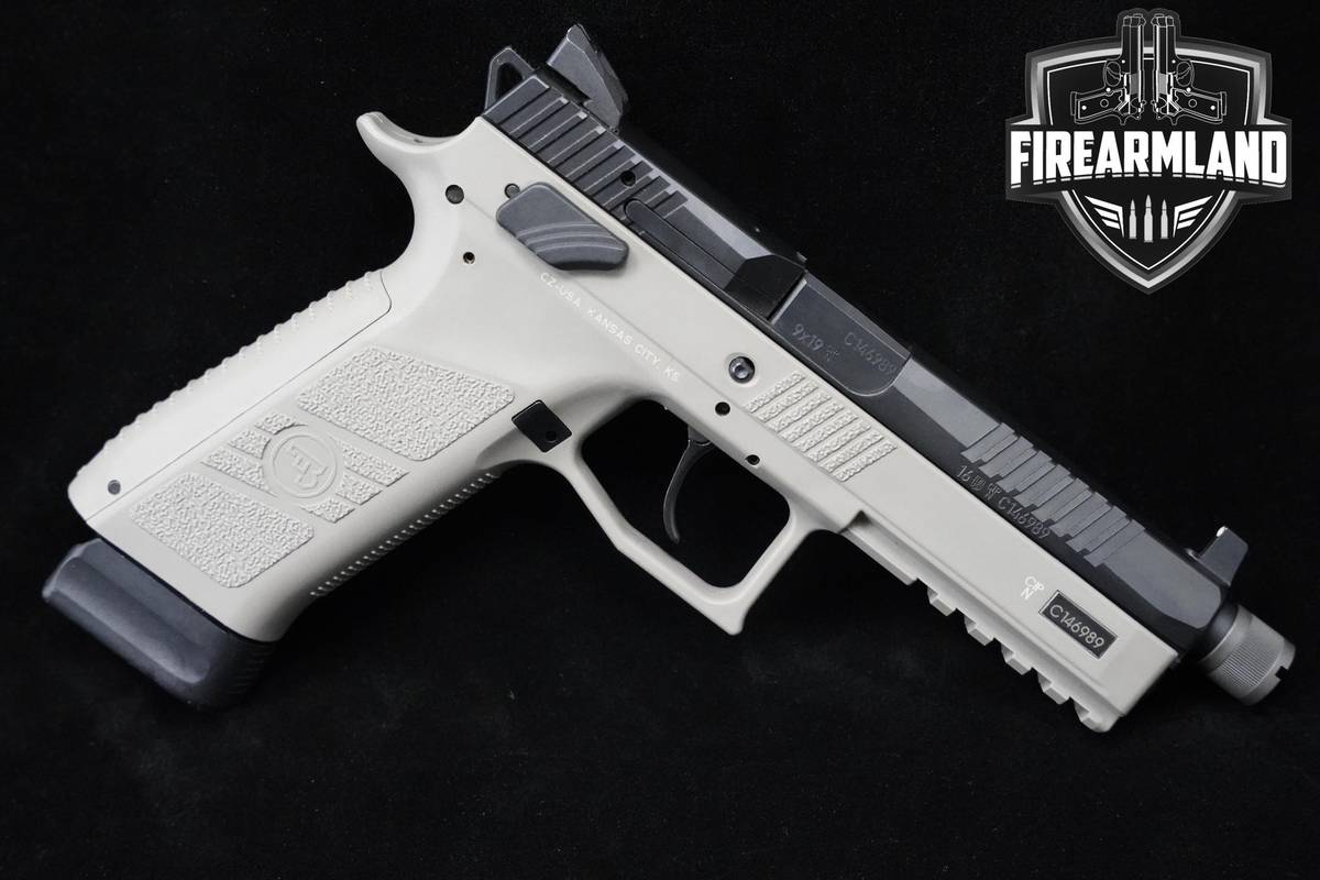 CZ P-09 Tactical Urban Gray 9mm Two-Tone CZ P09 +2 MAGS & ORIG CASE