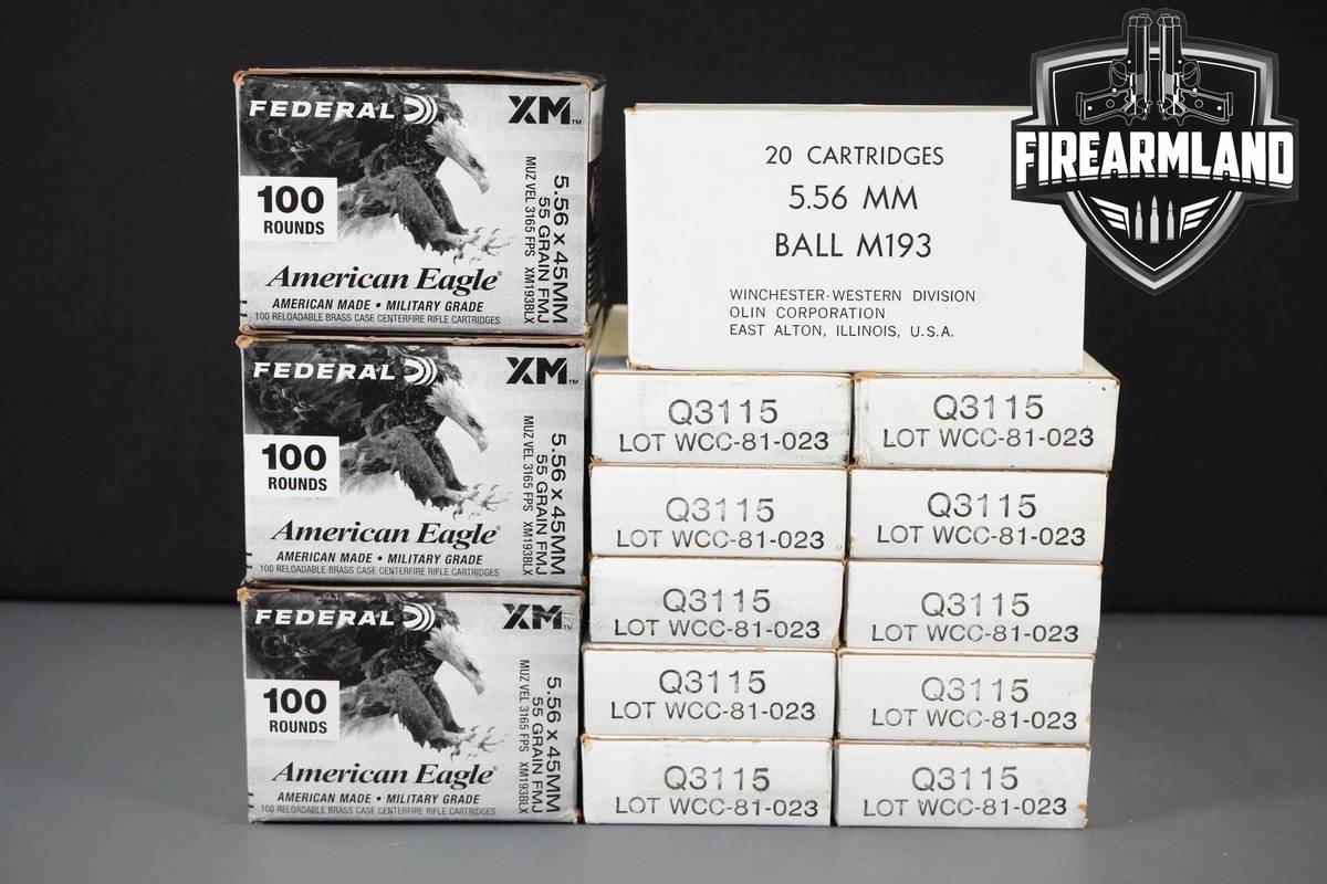 5.56 NATO Ammo 5.56-NATO Ammunition 520 ROUNDS