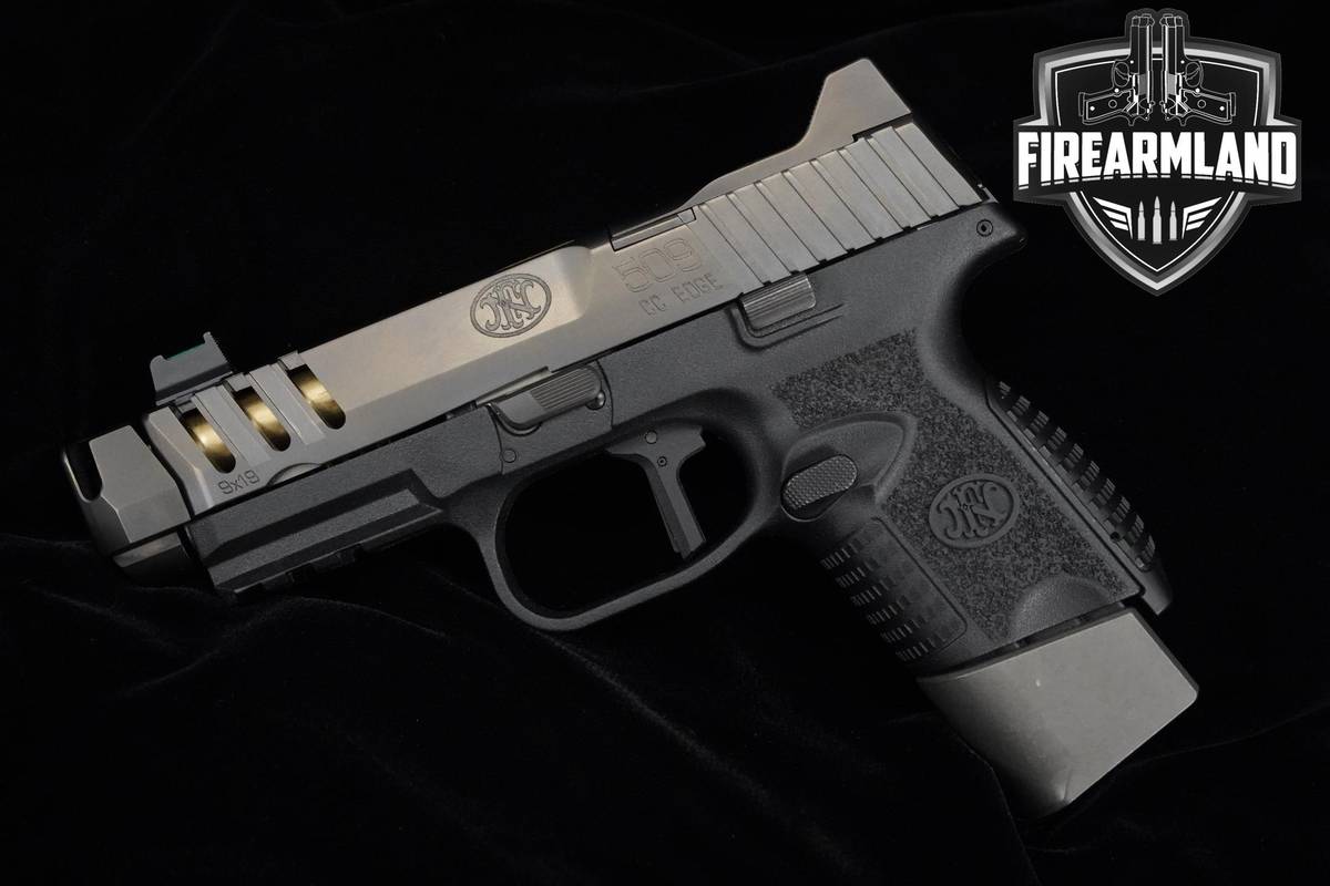 FN 509 CC Edge 9mm 4.2" FN FN509 +2 MAGS, ORIG CASE & HOLSTER