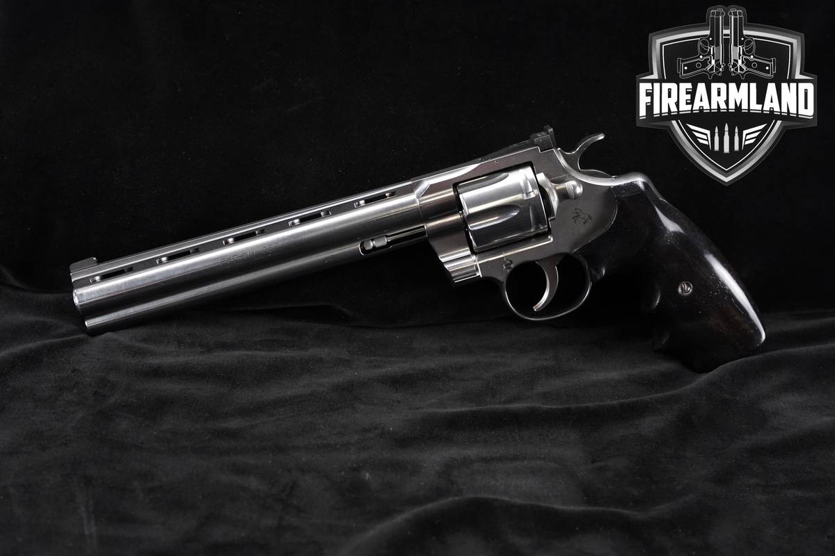 DESIRED Colt Python 2nd-Gen 357-Magnum 8" Stainless +ORIG CASE