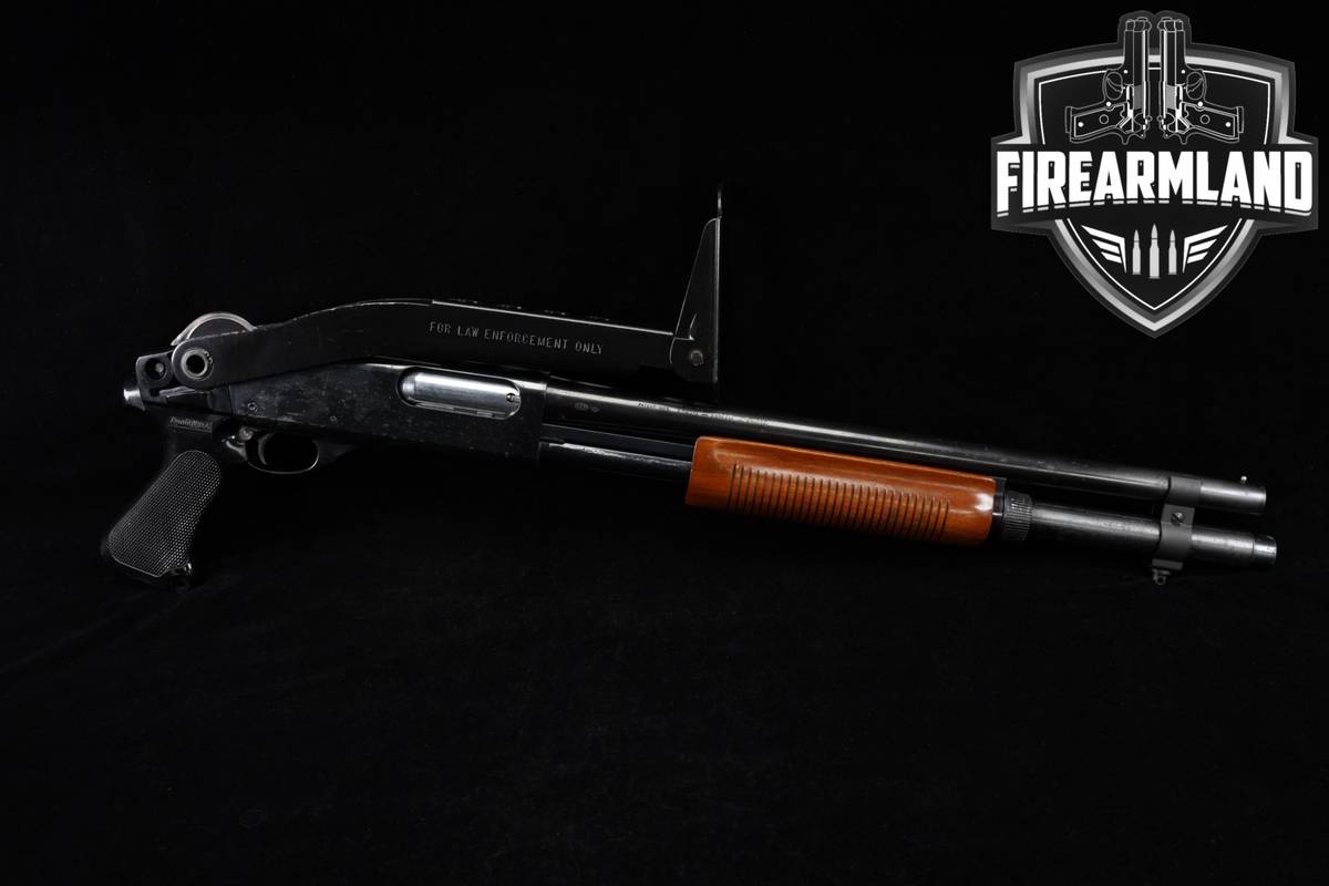 LEO! Remington Model 870 Wingmaster 12-Gauge 18" Blued & Wood 2-3/4