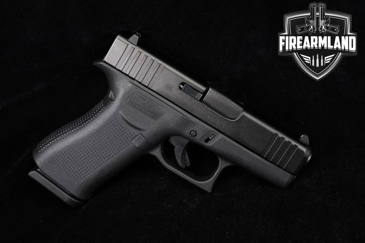 Glock 43X Slimline 9mm 3.41" G43X +2 MAGS & HOLSTER
