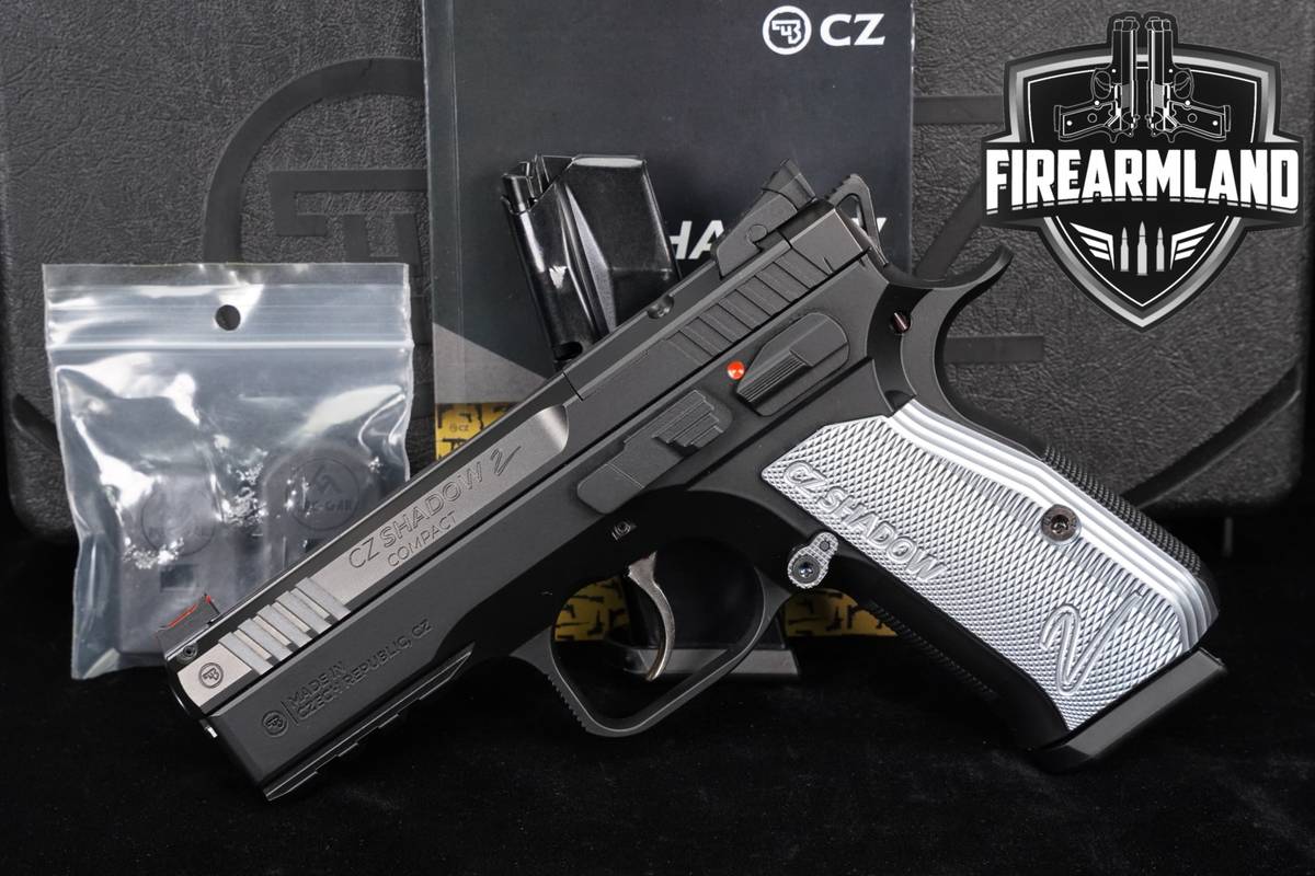 CZ Shadow 2 Compact Optics-Ready 9mm 4" Shadow2 +TWO MAGS & ORIG CASE