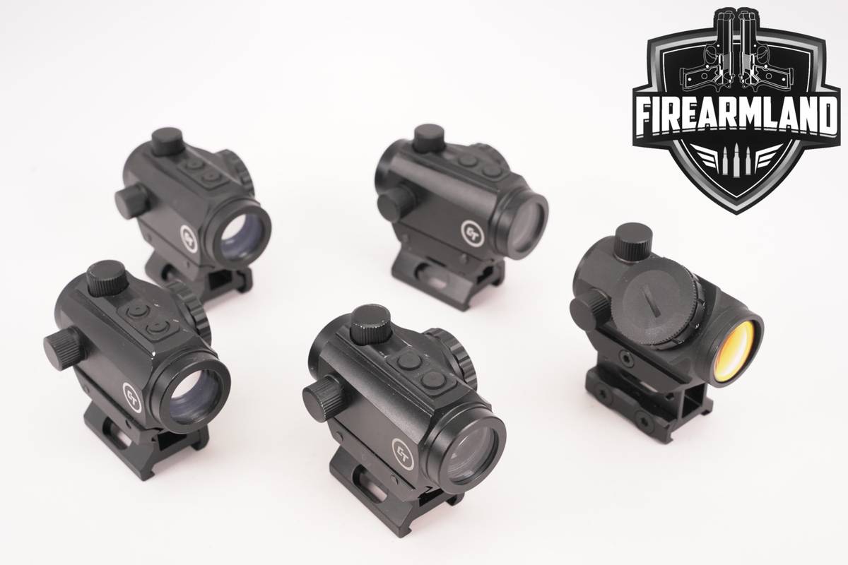 FIVE RED DOT SIGHT LOT 5 Pack Crimson Trace Bushnell RDS