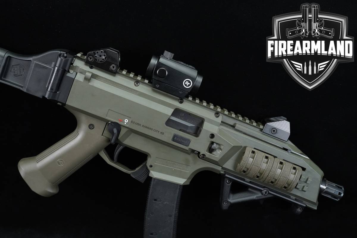 BINARY TRIGGER! CZ Scorpion EVO 3 S1 Pistol 9mm 7.72" Green EVO3 +3 MAGS