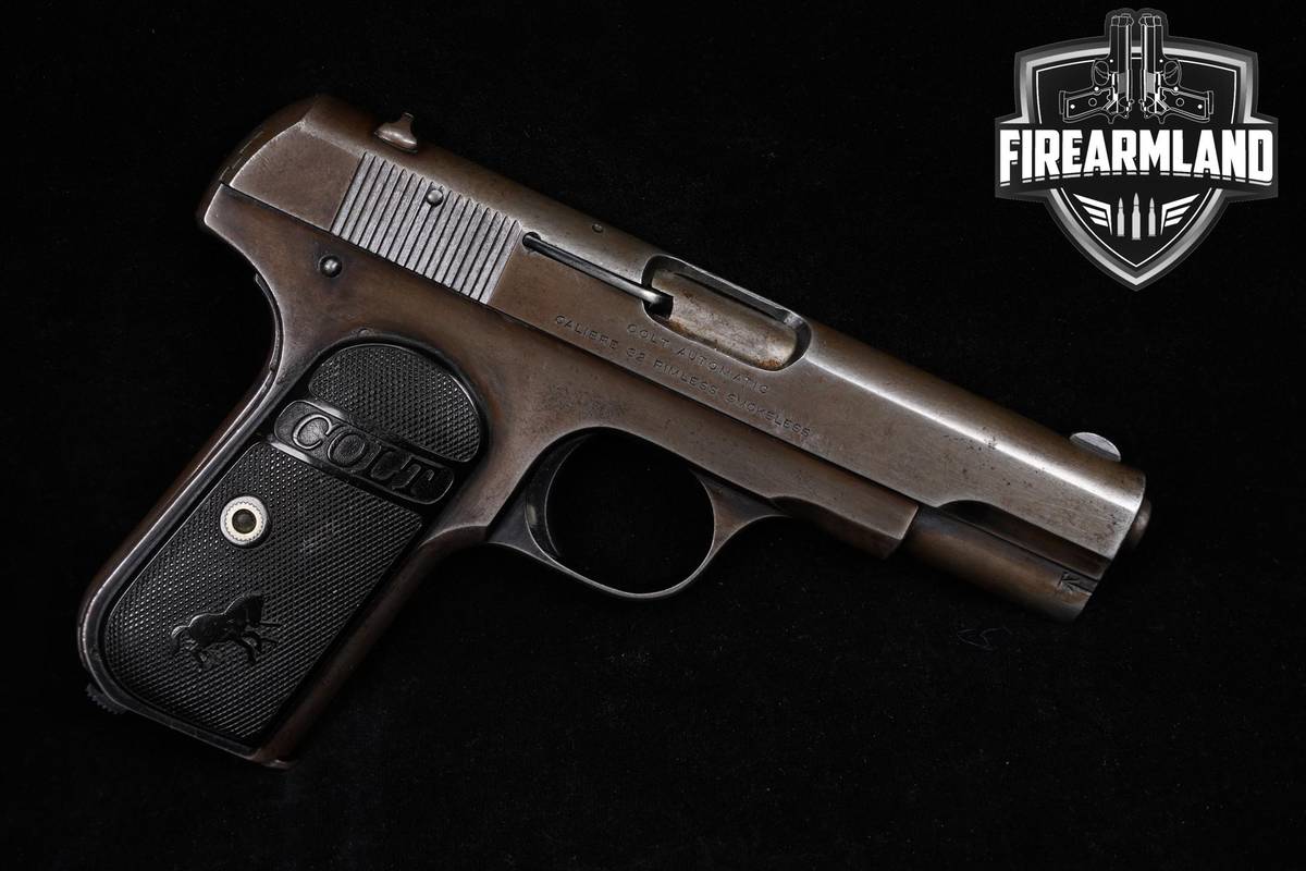 VINTAGE 1919 Colt Model 1903 Pocket Hammerless Type III 32 ACP 3.75" Blued