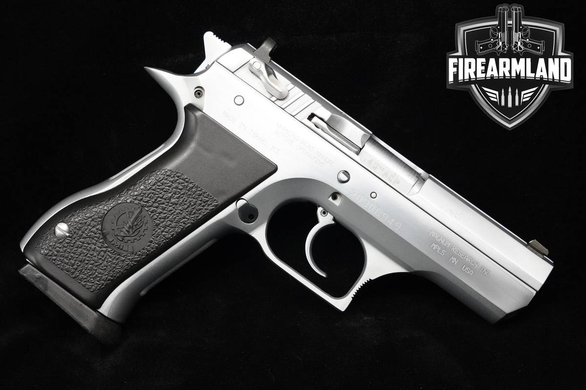 RARE IMI Desert Eagle Stainless 45 ACP Semi-Compact 3.7" IMI-Baby Eagle