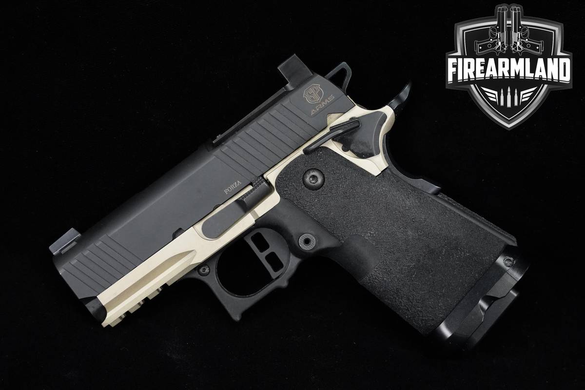 GP Arms Forza 9mm 2011-1911 3" Two-Tone Silver +2 MAGS & ORIG CASE
