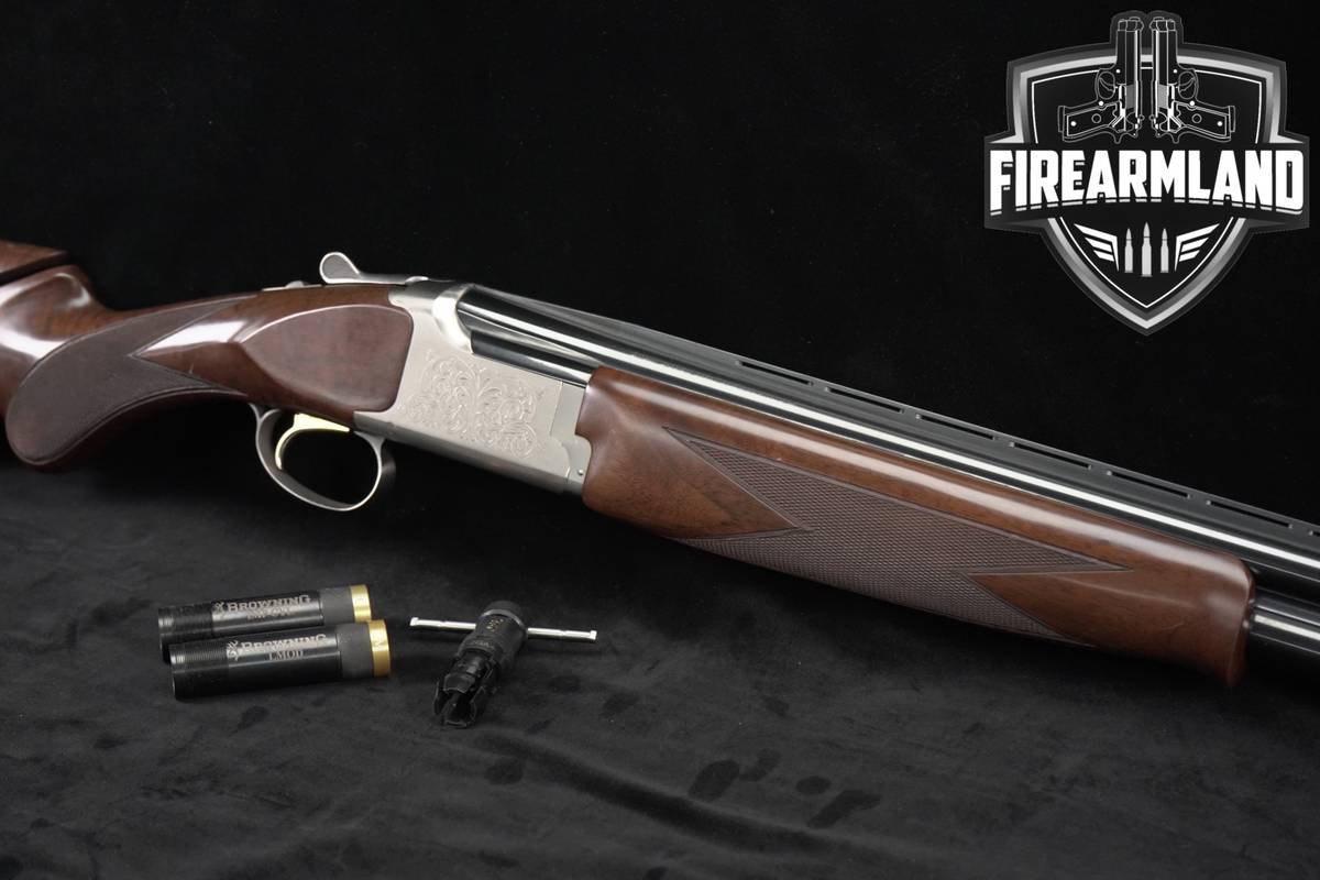 Browning Citori 12-Gauge 28" Blued/Silver & Walnut +CHOKES