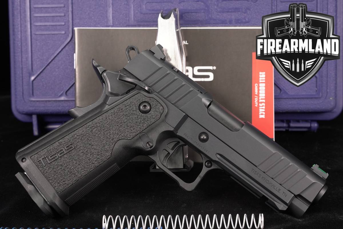 Tisas Carry 9 DS 9mm 4.25 1911 2011 +2 MAGS, ORIG CASE, EXTRAS