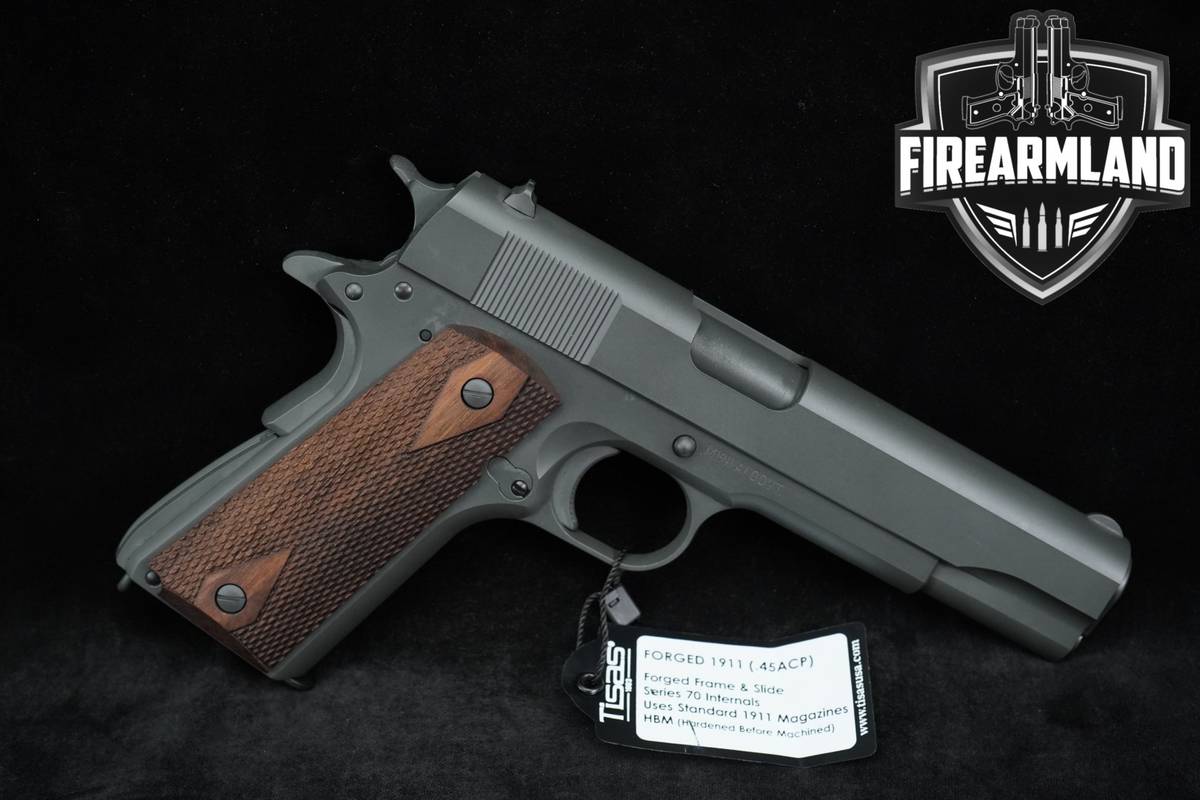 Tisas ZIG M1911 A1 Government 5" 45 ACP SAO 1911A1 1911 +2 MAGS & ORIG CASE