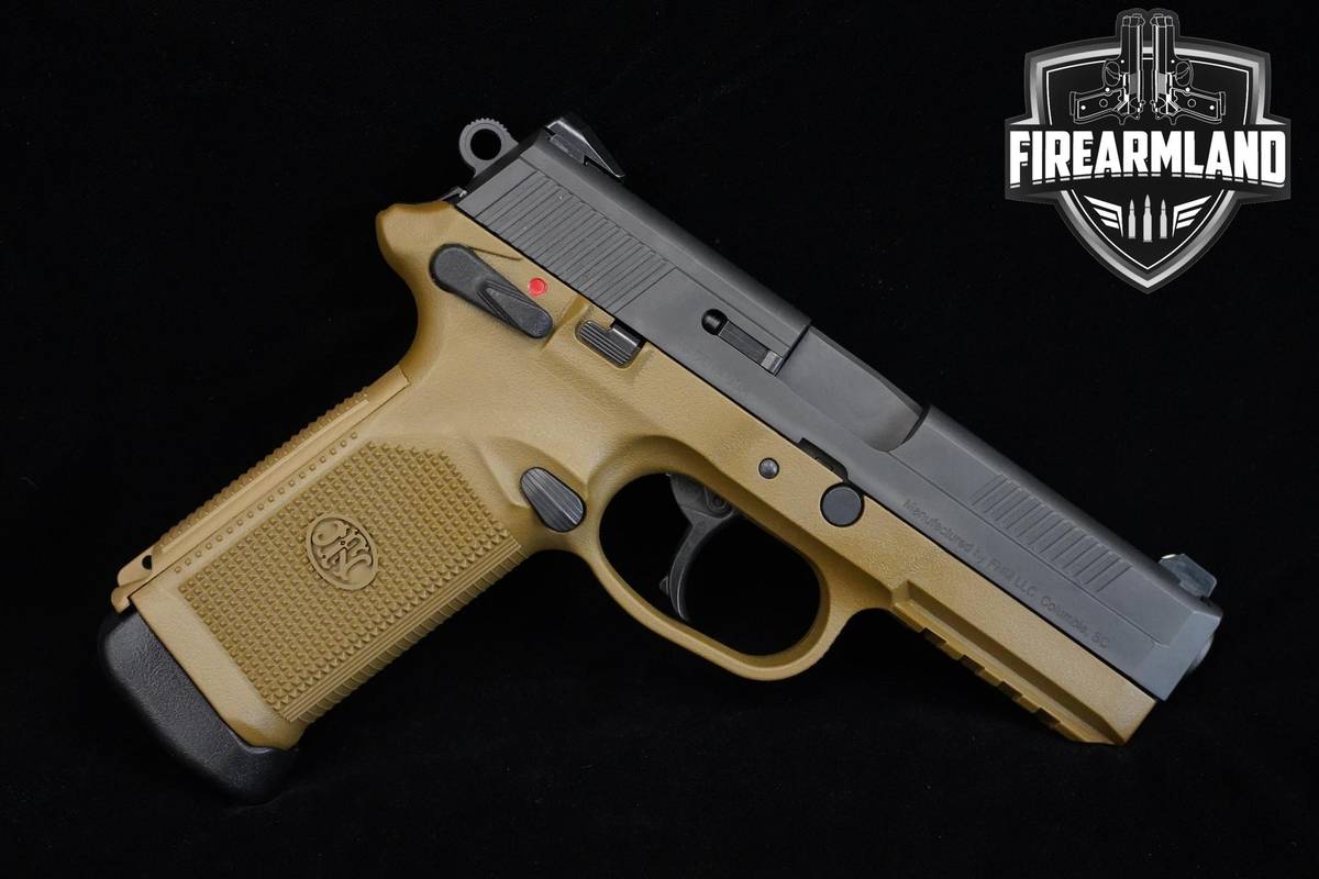 FN Herstal FNH FNP-45 45 ACP 4.5" FDE/Black FNP-45 FNP45 FN-45 FN-FNP-45