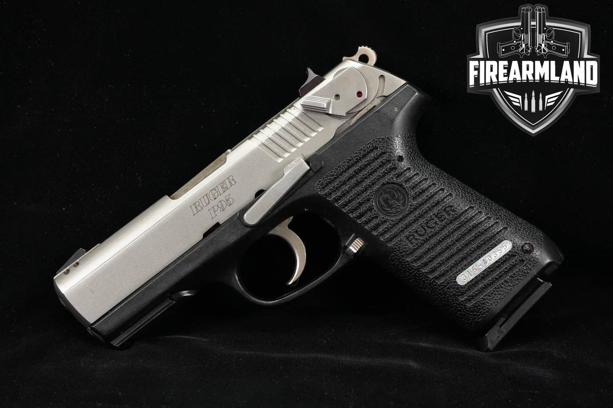 2007 Ruger P95 PR 9mm 3.9" Two-Tone P-95 +2 MAGS & ORIG CASE