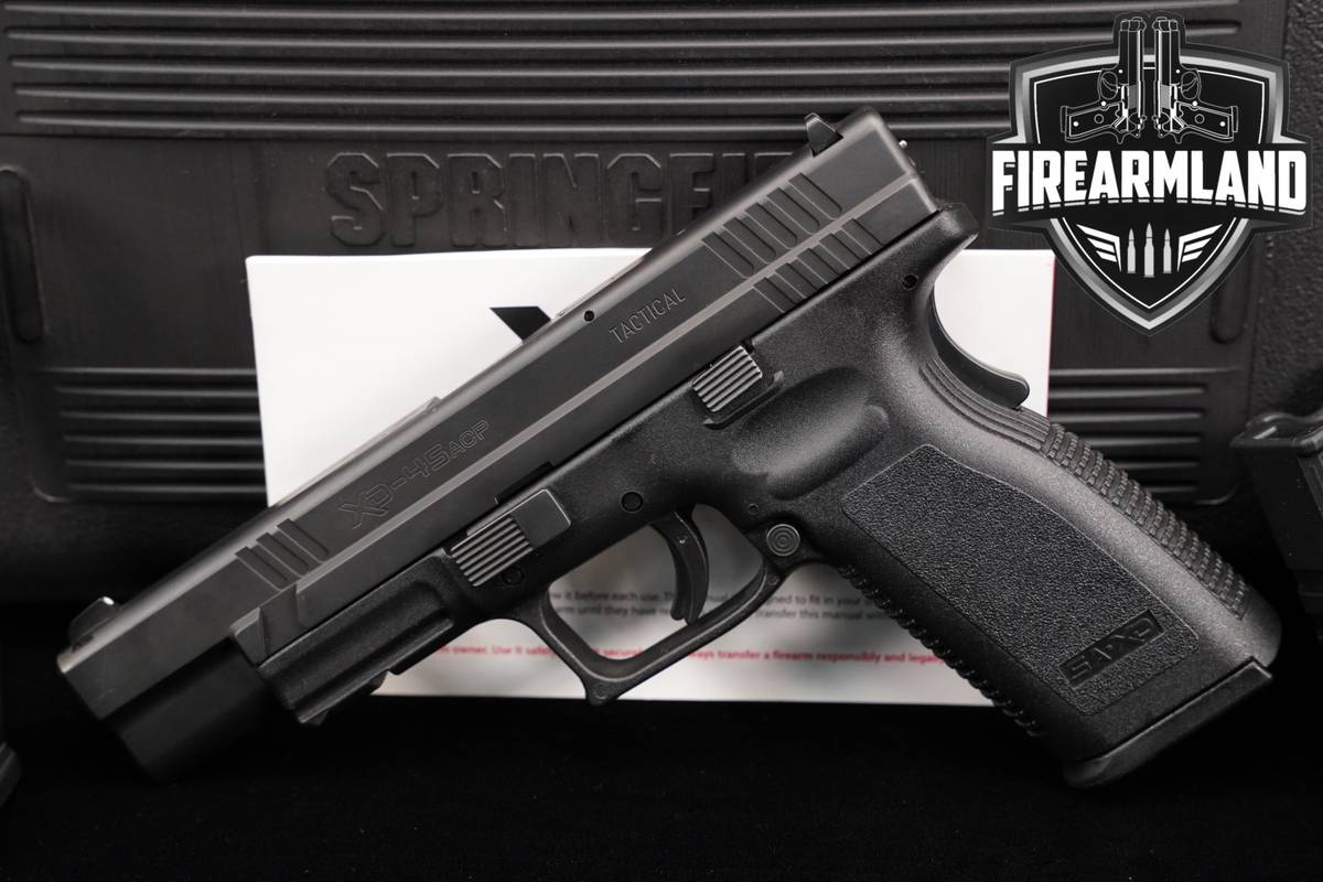 Springfield Armory XD Tactical 45 ACP 5" +2 MAGS, ORIG CASE & HOLSTER