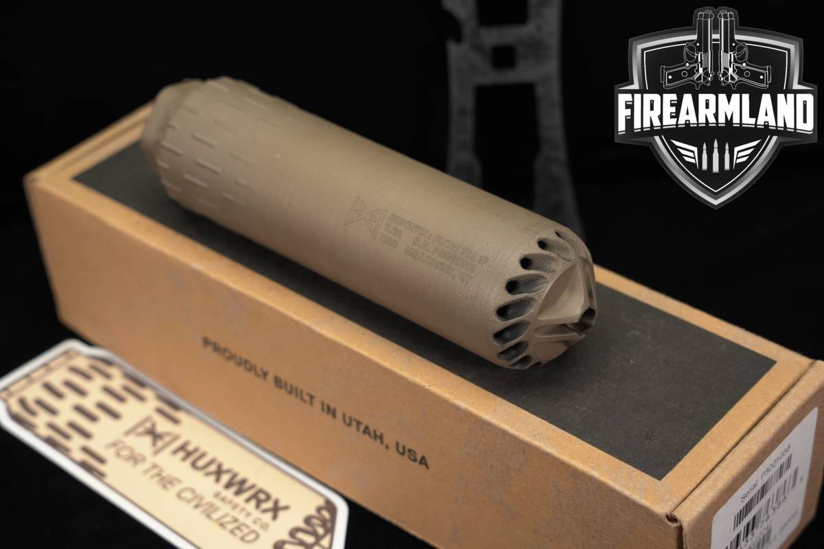 NFA Suppressor HuxWrx FLOW 762 TI  30 Cal 762Ti Hux-Wrx