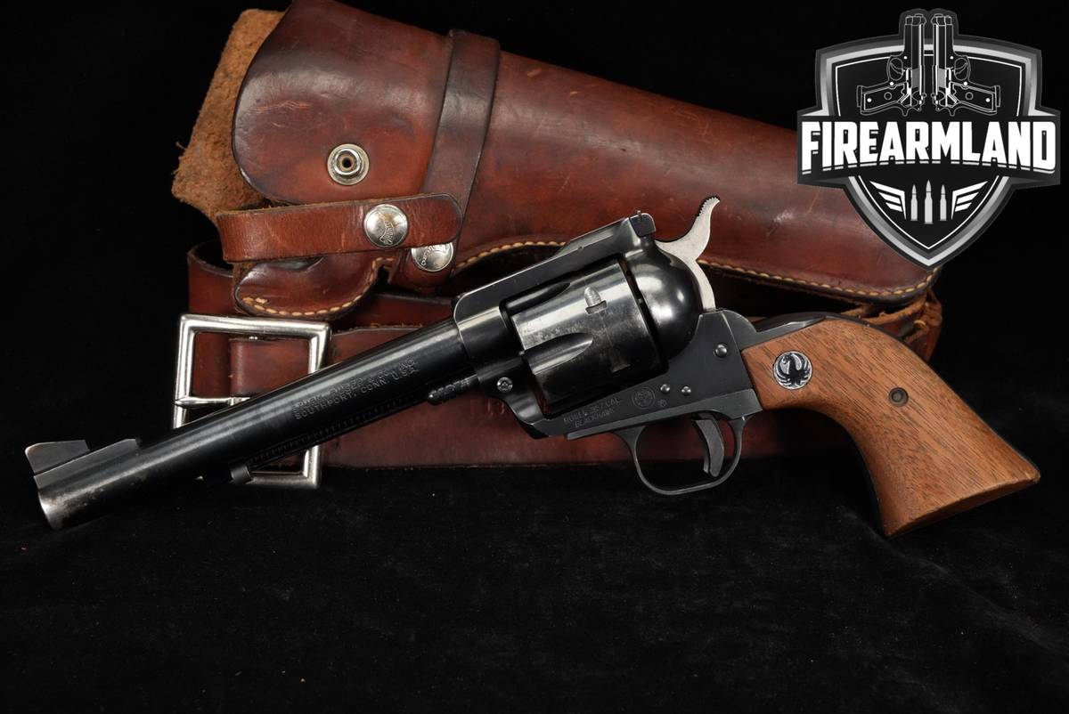 1969 Ruger Blackhawk Old Model Three-Screw 357 Magnum 6.5" Blued +HOLSTER