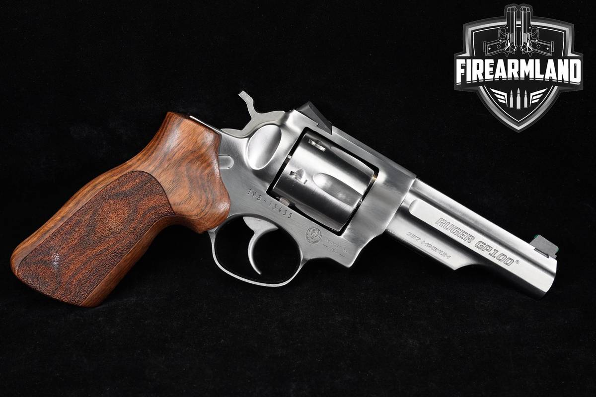 Ruger GP100 Match Champion 357 Magnum 4.2 Satin Stainless GP-100 +ORIG CASE