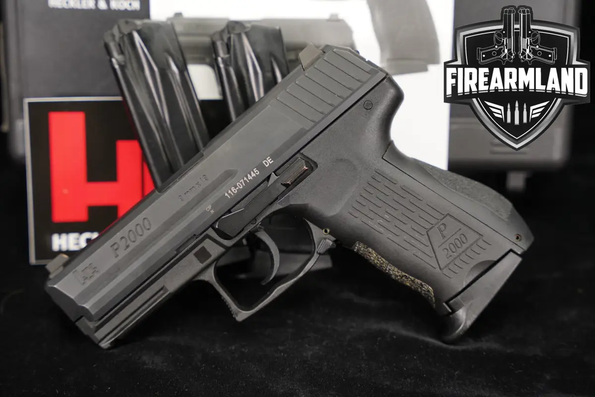 Heckler & Koch P2000 V2 LEM 9mm H&K 3.66" P-2000 +3 MAGS & ORIG CASE